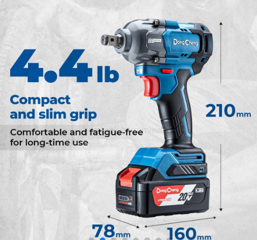 Miniatura 3 de Pistola impacto 1/2 dongcheng 20v DCPB48